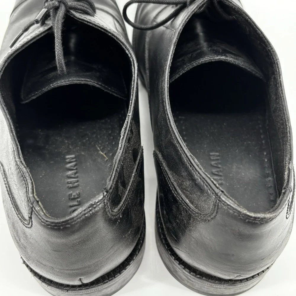 Cole Haan Williams Cap Toe Oxford Dress Shoes Men's‎ 10.5 Black Leather C12202